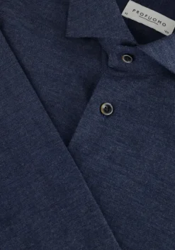 blauwe profuomo klassiek overhemd shirt cutaway sc sf