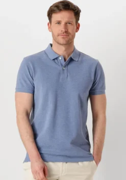 blauwe profuomo polo polo short sleeve