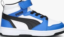 blauwe puma hoge sneakers rebound v6 mid