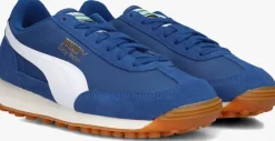 blauwe puma lage sneakers easy rider jr