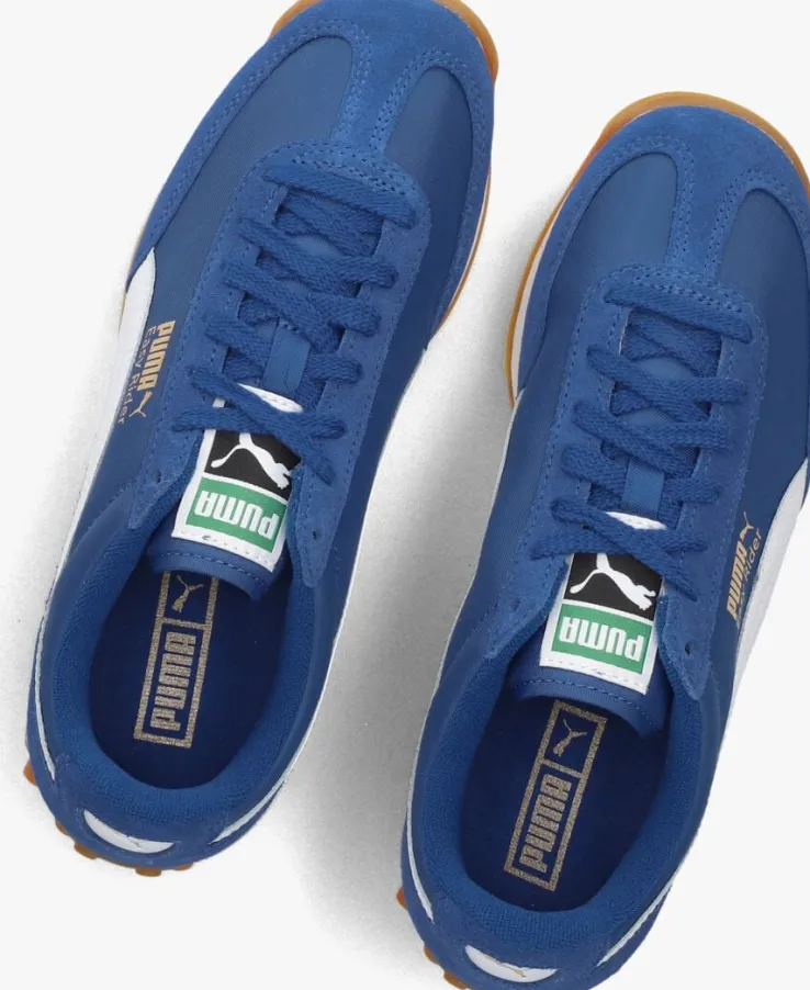 blauwe puma lage sneakers easy rider jr