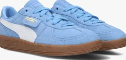 blauwe puma lage sneakers palermo jr