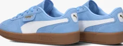 blauwe puma lage sneakers palermo jr