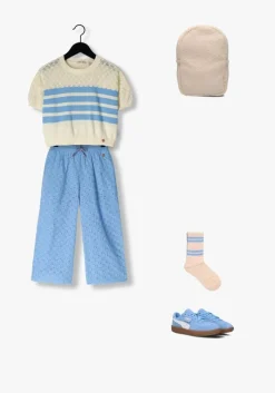 blauwe puma lage sneakers palermo jr