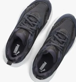 blauwe puma lage sneakers morphic earthy