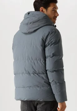 blauwe pure path gewatteerde jas regular fit jackets padded404