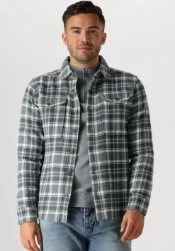 blauwe pure path overshirt regular fit shirts over201