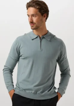 blauwe pure path polo regular fit knitwear polo806