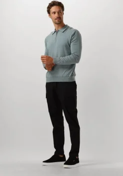 blauwe pure path polo regular fit knitwear polo806