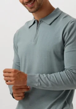 blauwe pure path polo regular fit knitwear polo806