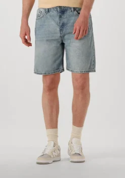 blauwe pure path shorts the owen regular fit denim shorts