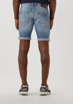 blauwe pure path shorts the steve skinny fit denim shorts