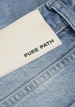 blauwe pure path shorts w1283 the owen