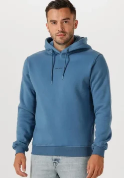 blauwe pure path sweater regular fit hoodie ls sweaters