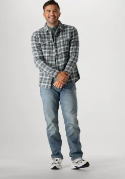 blauwe pure path trui regular fit knitwear halfzip803