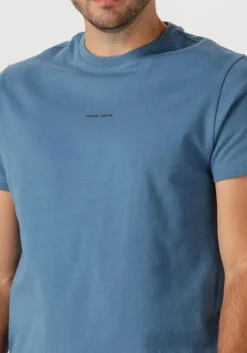 blauwe pure path t-shirt regular fit t-shirts