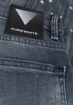 blauwe purewhite jeans the steve w0859