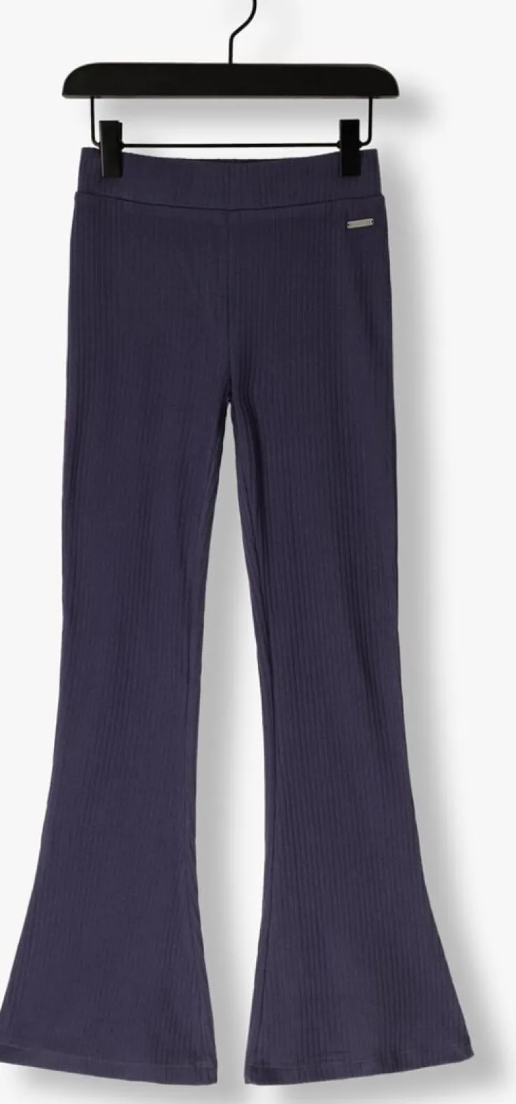 blauwe raizzed flared broek leva