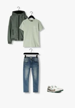 blauwe raizzed skinny jeans tokyo