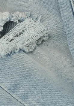 blauwe raizzed straight leg jeans sydney