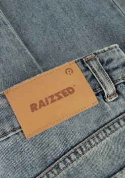blauwe raizzed straight leg jeans hanoi