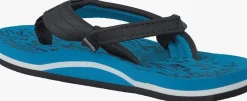 blauwe reef teenslippers grom reef footprints