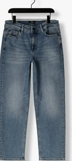 blauwe rellix slim fit jeans 2816 loose wide fit jeans