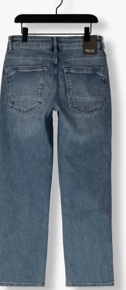 blauwe rellix slim fit jeans 2816 loose wide fit jeans