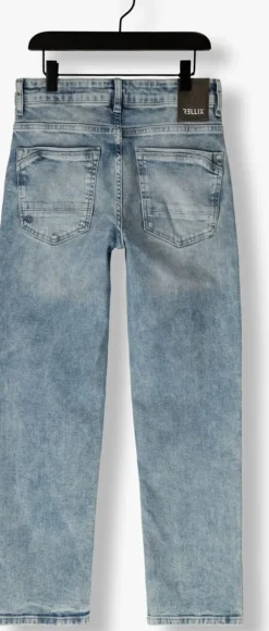 blauwe rellix straight leg jeans 2616 straight wide fit jeans