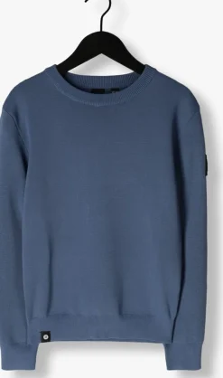 blauwe rellix trui knitwear basic