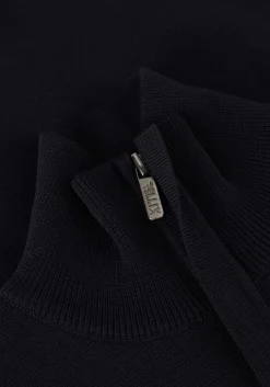 blauwe rellix trui knitwear zip
