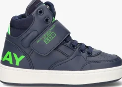 blauwe replay hoge sneakers cobra