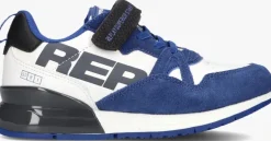 blauwe replay lage sneakers shoot jr8