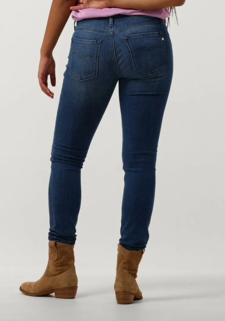 blauwe replay skinny jeans new luz pants