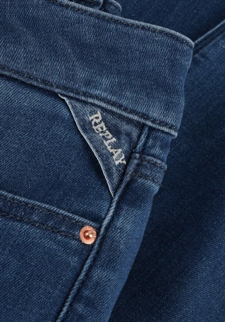 blauwe replay skinny jeans new luz pants