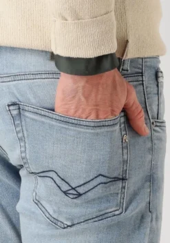 blauwe replay skinny jeans grover pants