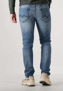 blauwe replay skinny jeans grover pants