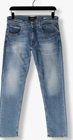 blauwe replay skinny jeans grover pants
