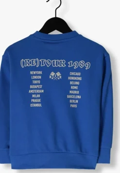 blauwe retour sweater eelco