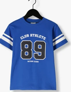 blauwe retour t-shirt chester