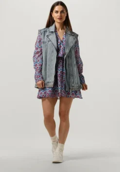 blauwe rough studios mini jurk 7399334969544