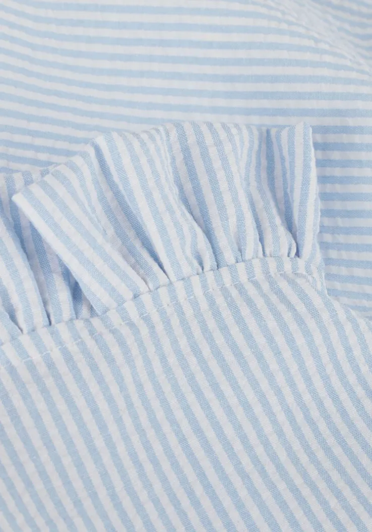 blauwe salty stitch broeken salty short met ruffles - salty stripes
