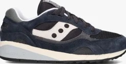 blauwe saucony lage sneakers shadow 6000 m