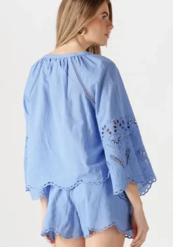 blauwe scarlett poppies blouses ashu top