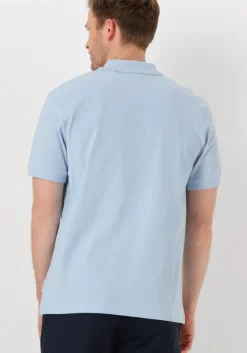 blauwe scotch & soda polo logo pique polo