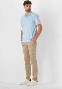 blauwe scotch & soda polo logo pique polo