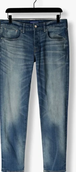 blauwe scotch & soda slim fit jeans ralston regular slim jeans