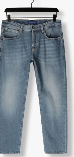 blauwe scotch & soda slim fit jeans core the zee straight jeans