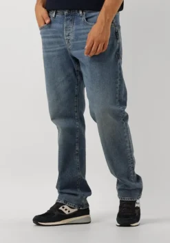 blauwe scotch & soda straight leg jeans core the zee straight fit jeans