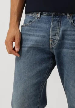 blauwe scotch & soda straight leg jeans core the zee straight fit jeans
